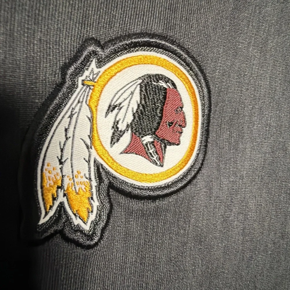 Nike NFL Washington Redskins‎ Dri-FIT 1/4 Zip Pullover Gray Men's Small